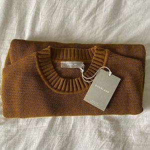 Everlane The Link Stitch Crewneck Sweater-Brass